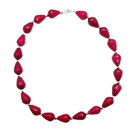 Collier avec Racines de Rubis