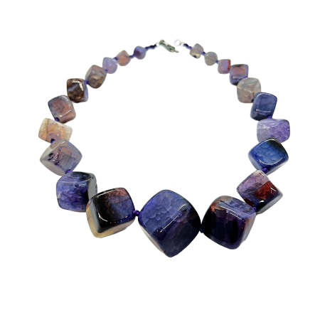 Genuine Amethyst Stone Necklace