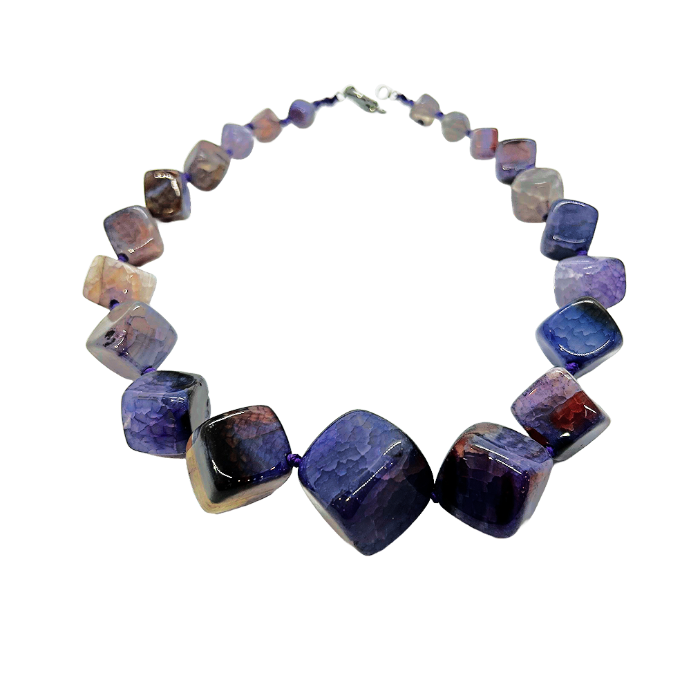 Genuine Amethyst Stone Necklace