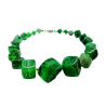 Genuine Malachite Bead Necklace