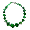 Genuine Malachite Bead Necklace