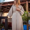 Linen Kimono with Beads