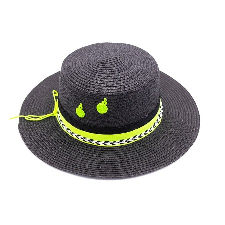 Black Straw Hat