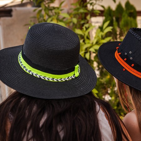 Black Straw Hat