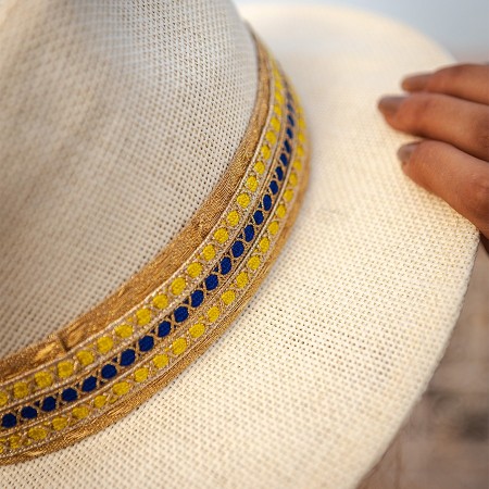 White Straw Hat