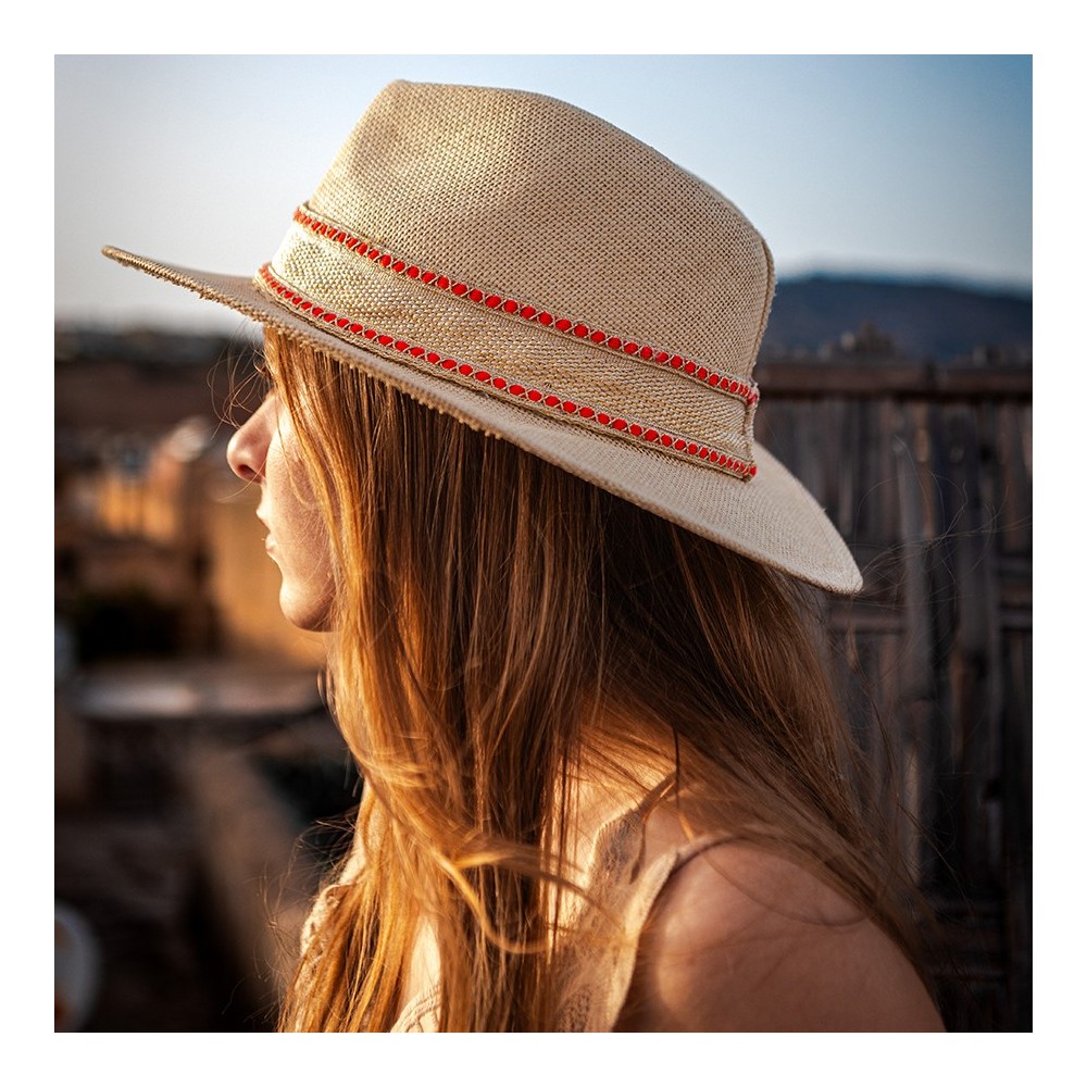 Off-White Straw Hat