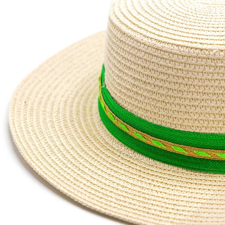 White Straw Hat