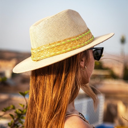 Off-White Straw Hat