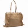 Jute Bag with Interior Pouch