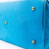 Large Beach Bag with Leather Details